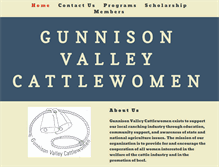 Tablet Screenshot of gunnisonvalleycattlewomen.org